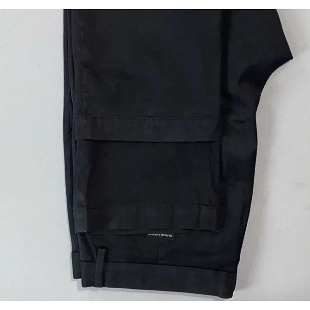 Banana Republic Aiden Slim Fit Rapid Movement RMC Chino Pants. Black, 36X35. GUC